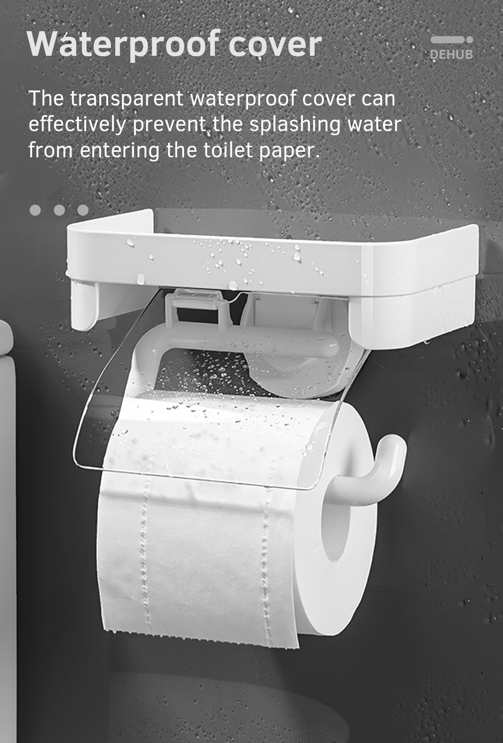 KOREA DeHUB Roll Paper Hanger Shelf-6
